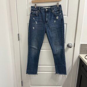 Lovers + Friends Logan high rise tapered jeans Size 27 Revolve